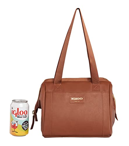 Igloo Premium Soft Sided Coolers | Luxe & South Coast Series | Insulated Cooler Bags - color: 9 Can Tote LX