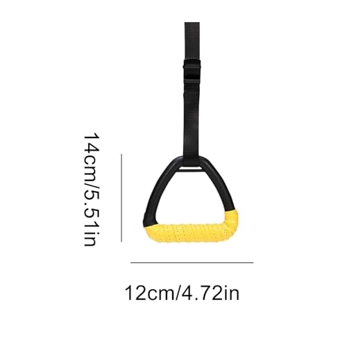 Workout Rings - with Adjustable Straps | Exercise Rings Adjustable Straps | for Fitness Strength Training Home Outdoor Garage Park School Adult Men - color: Style B