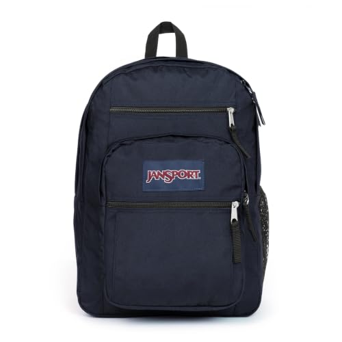 JANSPORT Big Student Large Backpack, 15 inch laptop compartment, Navy, One Size, Contemporary - color: Navy