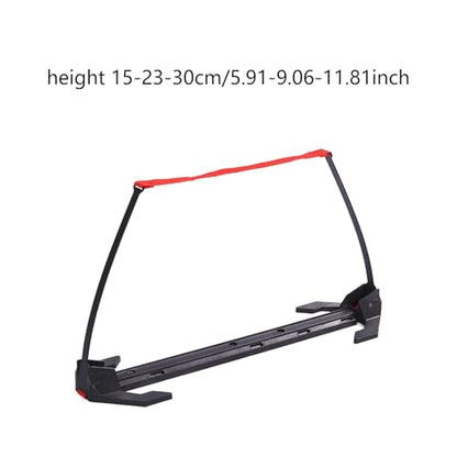Soccer Speed Hurdle Agility Ladders Endurance Training Aid Footwork Tool with Sturdy Pp Material and Adjustable Height Suitable for Indoor Outdoor