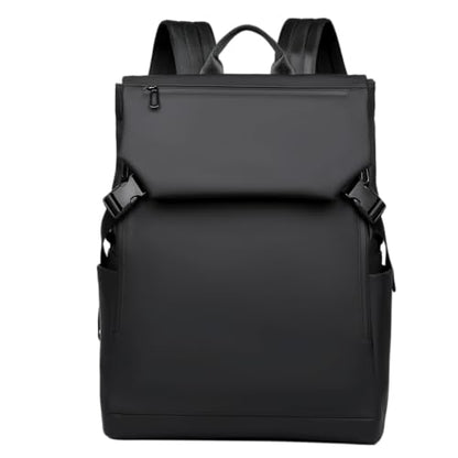 Men's Modern Professional Laptop Backpack, Black - color: Black