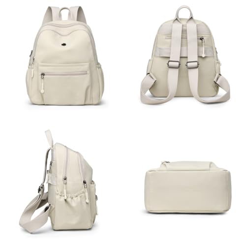 Tanweibago Mini Nylon Women Backpacks,11L Small Ladies backpacks Casual Lightweight Women Shopping Travel Daypack (Z-Caramel) - color: Z-caramel