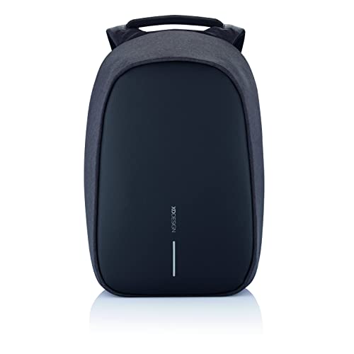 XDDesign Bobby Hero 16 Liter Anti Theft Laptop Backpack, Padded 15.6" Laptop Sleeve, Recycled Material, Water Repellent, USB Charging Port, Travel Carry on Flight Approved for Men&Women - color: Black, size: Standard