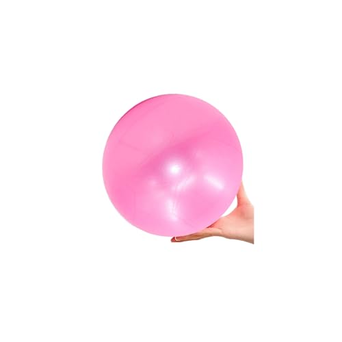 Small Exercise Ball 9 inch Pilates Ball Mini Yoga Ball Anti Burst Balance Physical Therapy Balls - color: Pink