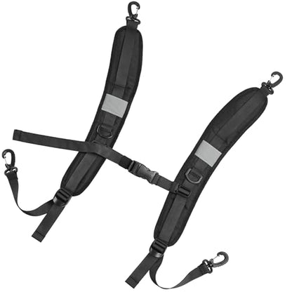 Adjustable Backpack Straps, Backpack Replacement Shoulder Padded Strap with Plastic Clips for Backpack Dry Bag Camping Sprayer Multi-Purpose Use