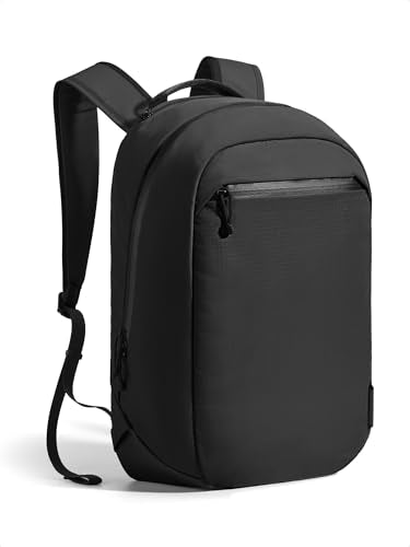 ALPAKA Aero Pack 16L Lightweight Laptop Backpack for Work, Travel and Daily Commute, Fits 16" MacBook Pro, Personal Item Carry On with Internal Bottle Pocket, Axoflux 210D Ripstop, Black - color: Black