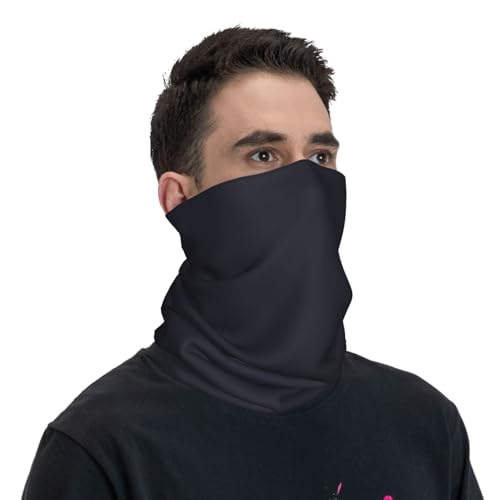Solid Color Black Prints Multifunctional Sport Headband – Seamless Stretch Neck Gaiter for Hiking, Biking, Running & Outdoor Activities – Soft, Quick-Dry, No-Fade Design