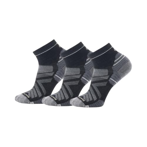 Smartwool Men's Hike Targeted Cushion Ankle Socks - color: Black-3pk, size: Medium
