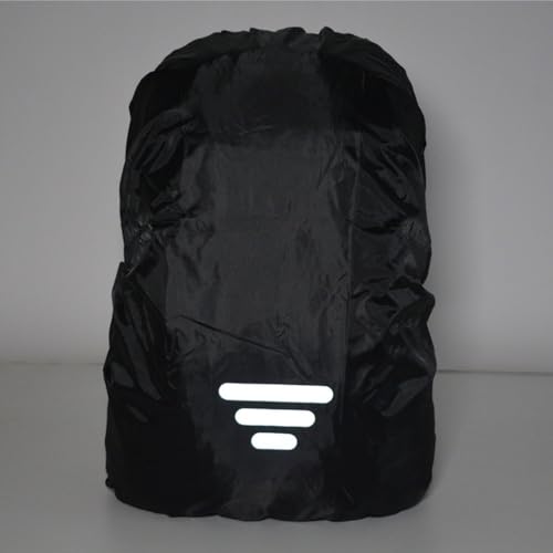 Water Proof Backpack Rain Cover with Reflective Strap Lightweight Oxford Cloth Rucksack Protector for Cycling, Hiking, Mountaineering - size: Three Stripes-L