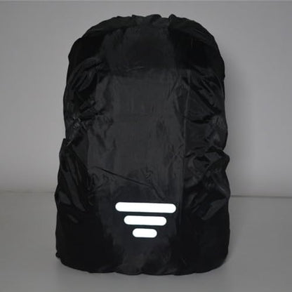 Water Proof Backpack Rain Cover with Reflective Strap Lightweight Oxford Cloth Rucksack Protector for Cycling, Hiking, Mountaineering - size: Three Stripes-L