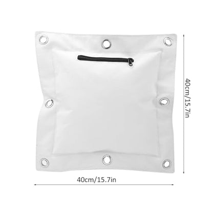 Sandbag, Wing Chun Wall Canvas Punch Empty Sandbag Target with Zipper for Boxing Muay Thai - size: Large
