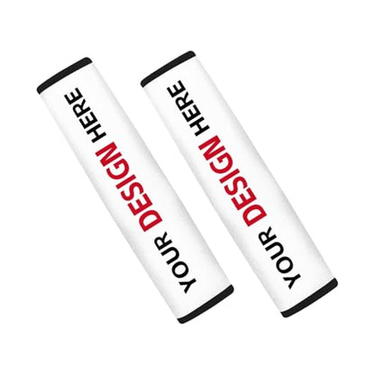 Custom Car Seat Belt Cover Universal Fit Personalized Car Seat Belt Cover Pad with Your Photo Text Logo DIY Shoulder Strap 2 Piece Sedan SUV Truck Van Interior Accessories - color: Custom