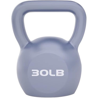 Kettlebell Weights Women's Fitness Shaping Kettle Bells, Gym Strength Training Dumbbell, Swing/Deadlift/Squat, Protect The Floor(Gray-30LB) - color: Gray-30lb