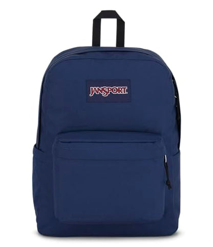 JanSport Superbreak Backpack - Durable, Lightweight Premium Backpack, Navy - color: Navy