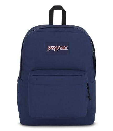 JanSport Superbreak Backpack - Durable, Lightweight Premium Backpack, Navy - color: Navy
