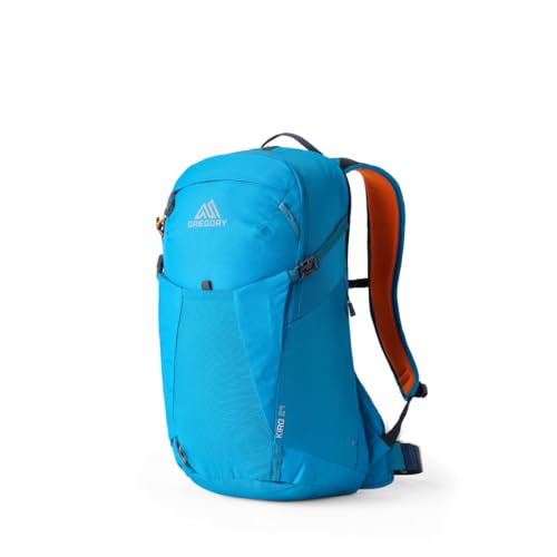 Gregory Kiro 24L Day Hiking Backpack, Cloud Control Hipbelt, Built-In Hydration Attachment and Sleeve (Reservoir Not Included), One Size Fits All, Legion Blue - color: Blue, style: 24l