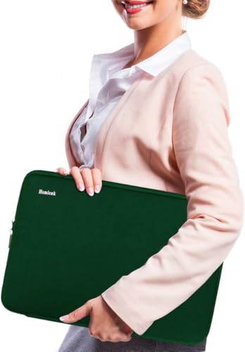Laptop Sleeve 14 inch, Upgrade Durable Shockproof Protective Computer Cover Flip Case Briefcase Carrying Bag Compatible with 14" HP, Lenovo, Asus, Acer, Notebook, Chromebook Computer, Green - color: Green, size: 14 Inch