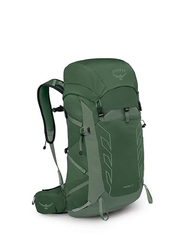 Osprey Talon 33L Men's Lightweight Hiking Backpack - Daypack for Travel & Camping, Green Canopy/Pine Leaf - color: Green Canopy/Pine Leaf, size: 33L - Standard Fit