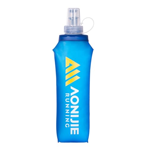 TRIWONDER Soft Flask Collapsible Water Bottles Running Bottle BPA-Free Foldable Handheld Runner Water Flask for Hydration Pack Marathon Hiking Cycling Climbing Travel (500ml/16.9oz) - color: 500ml/16.9oz - N