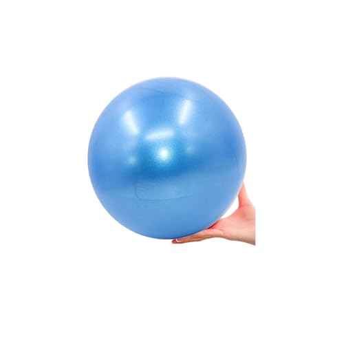 Small Exercise Ball 9 inch Pilates Ball Mini Yoga Ball Anti Burst Balance Physical Therapy Balls - color: Blue