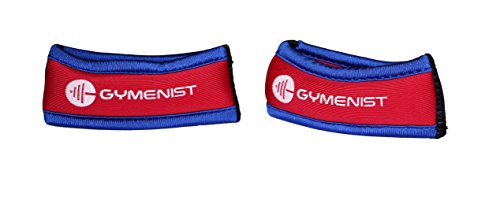 GYMENIST Wrist Weights Running Stylish Bracelet Pair of Weights Set of 2 Jogging Cardio Weight to Strengthen The Hands Forearm - style: 0.5 Lb (Red - Blue)