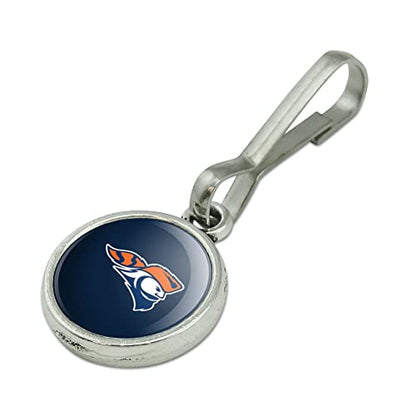 Carroll University Primary Logo Antiqued Charm Clothes Purse Suitcase Backpack Zipper Pull Aid