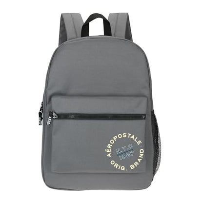 AEROPOSTALE Fieldtrip Unisex Backpack - AE Mens and Womens Bag for Everyday Use - Grey - color: Gray Aero