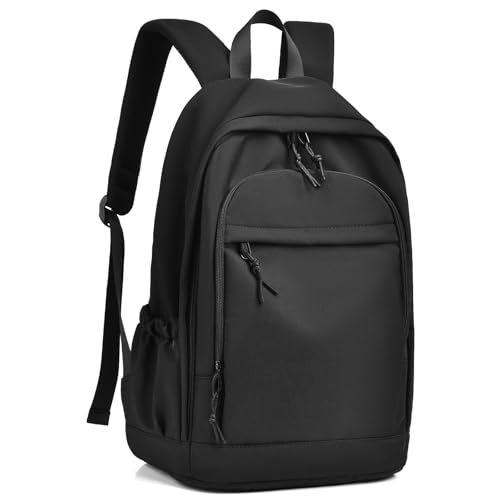 GAEKEAO Classical Basic Travel Backpack for Women Men,Casual Lightweight Bookbag Cute Daypack for College Work Everyday Black - color: B01 Black
