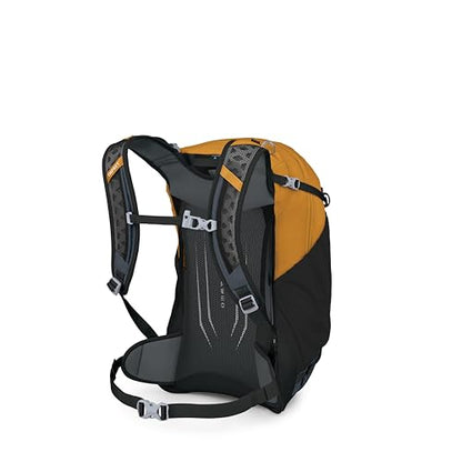Osprey Hikelite 26L Durable Hiking Backpack - Travel Daypack with Rain Cover for Men and Women, Tungsten Yellow - color: Tungsten Yellow, style: 26l