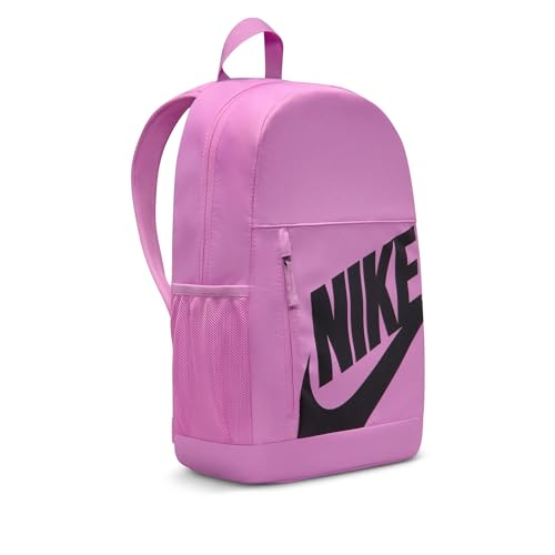 Nike Unisex Kids' Classics Elemental Backpack (20L) | Boys and Girls - color: Light Magenta/Orange/Black
