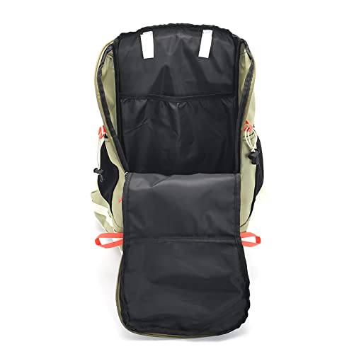 Bseash 40L Waterproof Hiking Camping Backpack with Rain Cover, Outdoor Sport Travel Daypack Rucksack for Skiing Cycling (Pea Green) - color: Pea Green