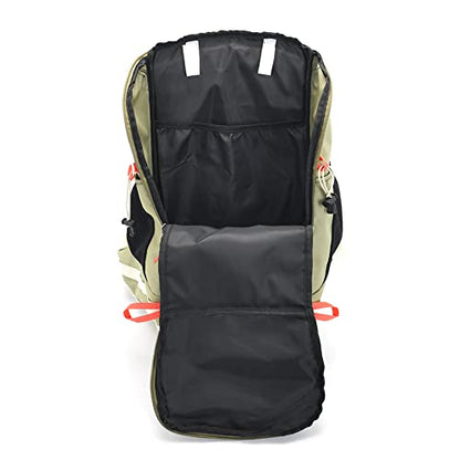 Bseash 40L Waterproof Hiking Camping Backpack with Rain Cover, Outdoor Sport Travel Daypack Rucksack for Skiing Cycling (Pea Green) - color: Pea Green
