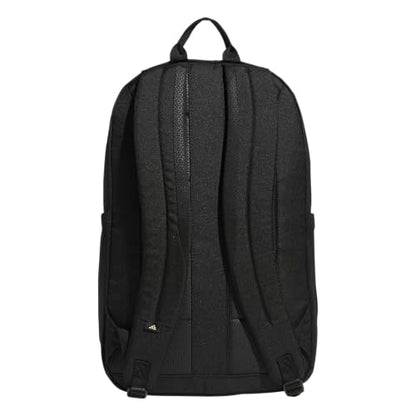 adidas Amplifier Backpack for Laptop, School and Gym, 28L, Black/Gold Metallic/Regular, OSFA - color: Black/Gold Metallic/Regular