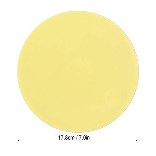 Fitness Disc Slides, 2pcs Discs Slider Fitness Disc Exercise Sliding Plate Sliding Discs Fitness Core Slider Workout for Gym, Home, Yoga, Pilates (yellow)