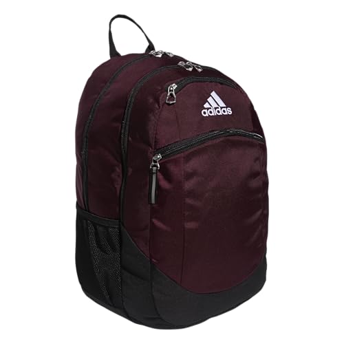 Striker Team Sports Backpack for soccer and more, workout bag for men and women - color: Team Maroon/Black/White