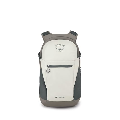 Osprey Daylite Plus Commuter Backpack - Everyday Pack with Laptop Sleeve, Bottle Pockets, and Extra Storage, Mystery White/Multi - color: Mystery White Multi