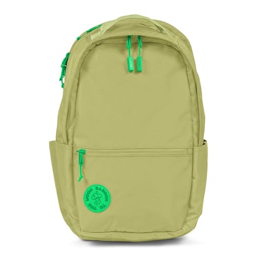 Baboon to the Moon City Backpack – Water-Repellent 16" Laptop-Friendly Backpack, Work, Travel, Gym Bag for Men & Women (Circuit) - color: Circuit