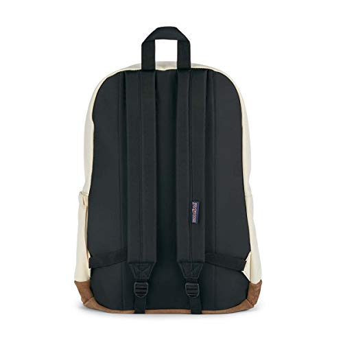 JanSport Right Pack Backpack - Durable Daypack with Padded 15" Laptop Sleeve, Spacious Main Compartment & Integrated Water Bottle Pocket - Coconut - color: Coconut