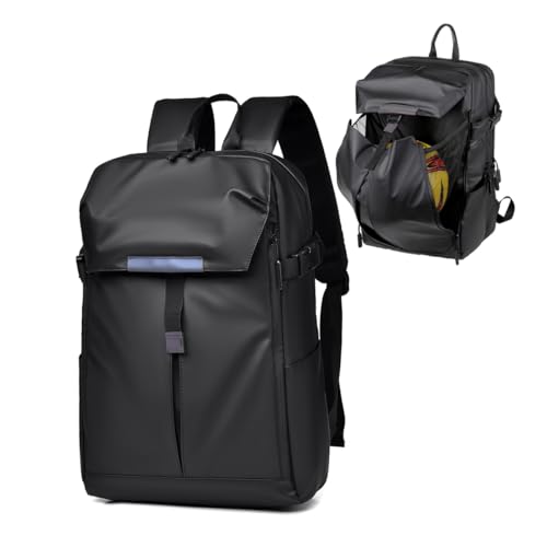 Basketball Backpack Large Sports Bag with Laptop Compartment for Helmet Soccer Volleyball Football Travel Waterproof - color: B