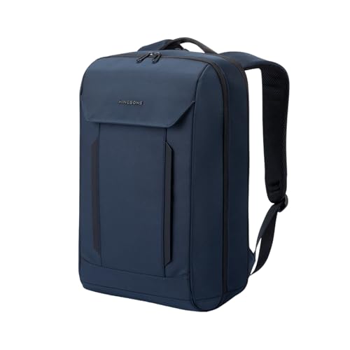Kingsons 15.6 Inch Laptop Compartment Backpack for Men,Waterproof Slim Durable Business Backpack for Work，Travel (KS25054-Dark Blue-US-1) - color: Ks25054-dark Blue-us-1
