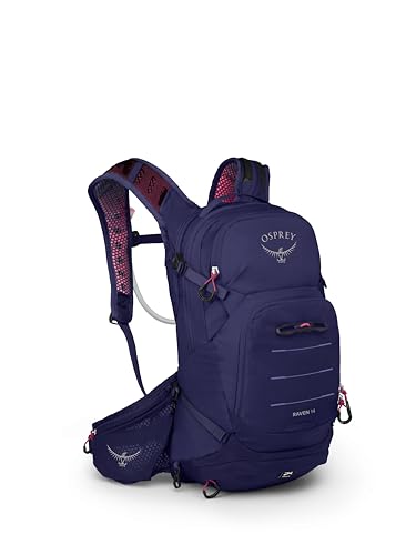 Osprey Raven 14L Women's Mountain Biking Backpack with Hydraulics Reservoir - color: Deep Fig, style: 14l