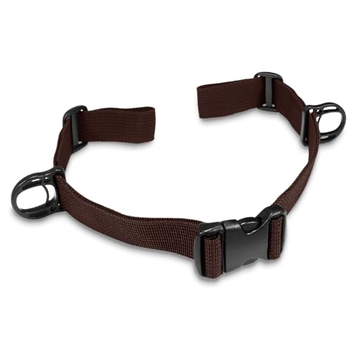 Outdoor Adjustable Sternum Strap for Backpack, Camping Hiking Backpack Straps With Quick Release Buckle (DarkBrown, 1pcs) - color: Darkbrown 1pcs