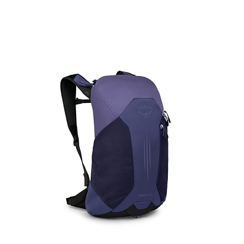 Osprey Hikelite LT 16L Hiking Backpack - Lightweight Travel Daypack with Rain Cover for Men and Women, Botswana Purple - color: Botswana Purple, style: 16l