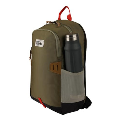 Eddie Bauer University Backpack 22L | Everyday Carry | Work | Travel | Commuter | Padded Laptop Sleeve | Stretch Bottle Pockets | Lightweight | Durable - Adler Green - color: University - Adler Green, size: 22L