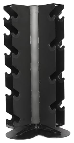 Fitvids A-Frame Dumbbell Weight Rack, Vertical Storage Rack for Dumbbells, Weight Stand Only for Home Gym Space Saver, 4-Tier or 5-Tier Option - style: Vertical, Spinnable, 1000LB Capacity