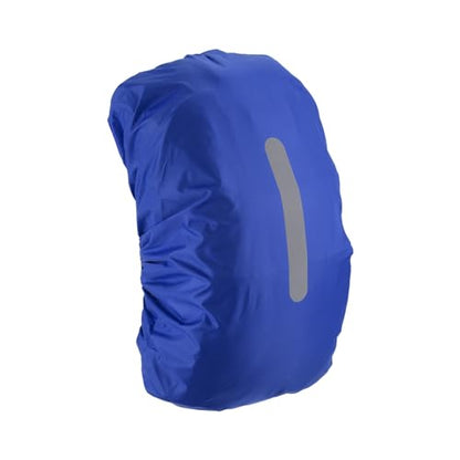 M METERXITY Backpack Rain Cover - Waterproof Lightweight Cover with Vertical Reflective Strap, Apply to Cycling/Hiking/Mountain Climbing (15-25L, XS, Navy Blue)