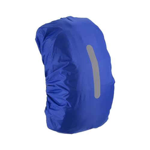 M METERXITY Backpack Rain Cover - Waterproof Lightweight Cover with Vertical Reflective Strap, Apply to Cycling/Hiking/Mountain Climbing (15-25L, XS, Navy Blue)