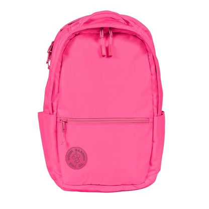 Baboon to the Moon City Backpack – Water-Repellent 16" Laptop-Friendly Backpack, Work, Travel, Gym Bag for Men & Women (New) Pink - color: (New) Pink