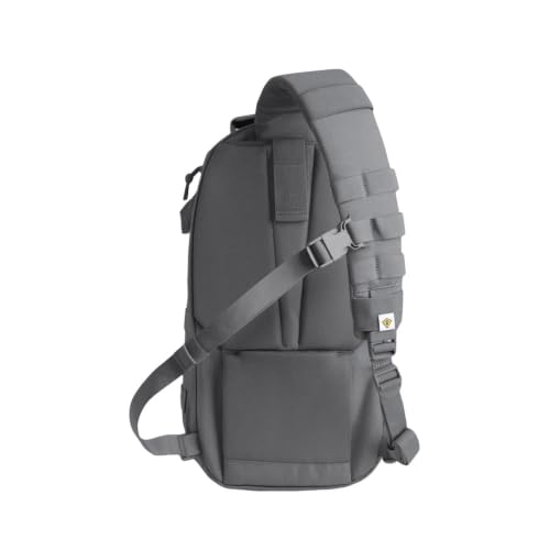 First Tactical Crosshatch Sling Backpack 19L, Shoulder Sling Go Bag for Men and Women - color: Wolf Gray