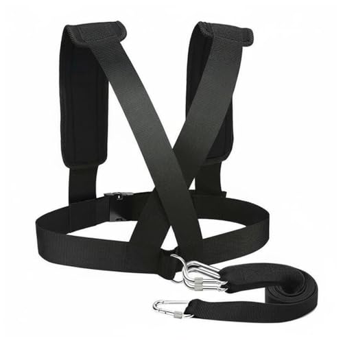 Speed Training Harness Adjustable Sled Harness Padded Shoulder Straps Workout Gear for Athletes - style: Upgraded Version